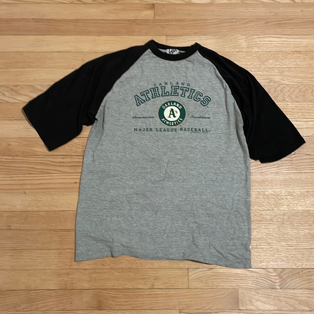 Mens Lee Oakland Athletics baseball shirt vintage